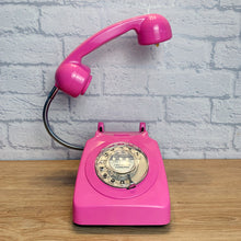 Load image into Gallery viewer, Retro Telephone Lamp Hot Pink