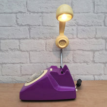 Load image into Gallery viewer, Purple Desk Lamp, Quirky Retro Gift.