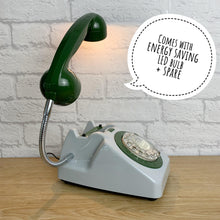 Load image into Gallery viewer, Grey & Green Desk Lamp, Office Decor.