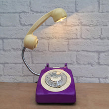 Load image into Gallery viewer, Purple Desk Lamp, Quirky Retro Gift.