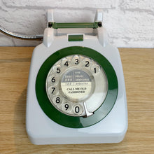 Load image into Gallery viewer, Grey & Green Desk Lamp, Office Decor.