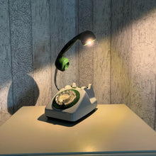 Load image into Gallery viewer, Grey & Green Desk Lamp, Office Decor.
