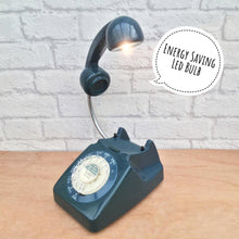 Load image into Gallery viewer, Retro Telephone Lamp Bluey Green