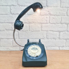 Load image into Gallery viewer, Retro Telephone Lamp Bluey Green