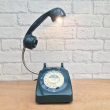 Load image into Gallery viewer, Retro Telephone Lamp Bluey Green