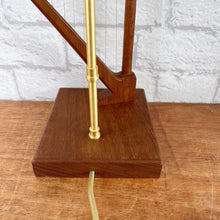 Load image into Gallery viewer, Vintage Harp Lamp, Gift For Harpist.
