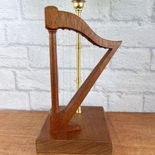 Load image into Gallery viewer, Vintage Harp Lamp, Gift For Harpist.