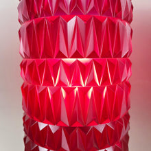 Load image into Gallery viewer, Pair Of Mid Century Atomic Burgundy Lamps