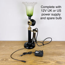 Load image into Gallery viewer, Vintage Candlestick Telephone Lamp.