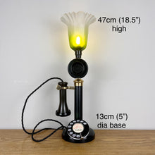 Load image into Gallery viewer, Vintage Candlestick Telephone Lamp.