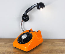 Load image into Gallery viewer, Desk Lamp Orange & Black, Working From Home Gift.