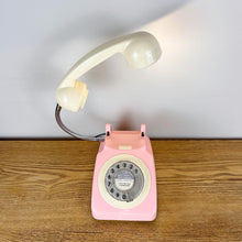 Load image into Gallery viewer, Retro Telephone Lamp Pink / Cream