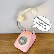 Load image into Gallery viewer, Retro Telephone Lamp Pink / Cream