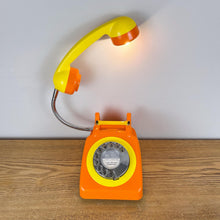 Load image into Gallery viewer, Dopamine Home Decor, Orange & Yellow Desk Lamp.