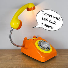 Load image into Gallery viewer, Dopamine Home Decor, Orange & Yellow Desk Lamp.