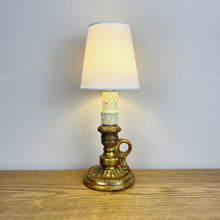 Load image into Gallery viewer, Vintage French Lamp, Wee Willie Winkie Chamberstick Lamp