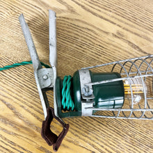 Load image into Gallery viewer, Industrial Cage Light, Vintage Inspection Lamp.