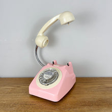 Load image into Gallery viewer, Retro Telephone Lamp Pink / Cream