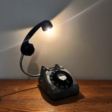 Load image into Gallery viewer, Grey & Black Desk Lamp, Working From Home Gift.