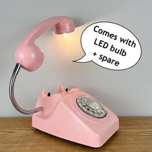 Load image into Gallery viewer, Soft Pink Desk Lamp, Retro Girly Gift.