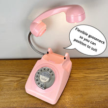 Load image into Gallery viewer, Soft Pink Desk Lamp, Retro Girly Gift.