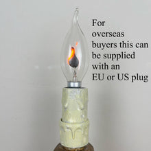 Load image into Gallery viewer, Vintage French Lamp, Wee Willie Winkie Chamberstick Lamp