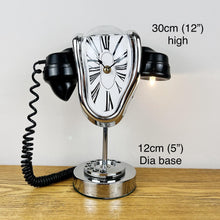 Load image into Gallery viewer, Surreal Melting Clock Telephone Lamp