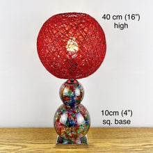 Load image into Gallery viewer, Vintage Glass Multicoloured Bubble Lamp