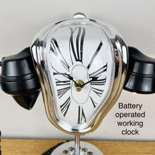 Load image into Gallery viewer, Surreal Melting Clock Telephone Lamp