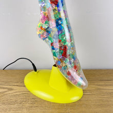 Load image into Gallery viewer, Quirky Multicoloured Leg Lamp.