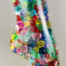 Load image into Gallery viewer, Quirky Multicoloured Leg Lamp.