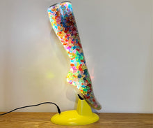 Load image into Gallery viewer, Quirky Multicoloured Leg Lamp.