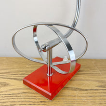 Load image into Gallery viewer, Atomic Red & Chrome Lamp