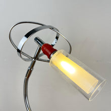 Load image into Gallery viewer, Atomic Red & Chrome Lamp