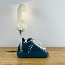 Load image into Gallery viewer, ManCave Lighting, Blue / Cream Telephone Lamp