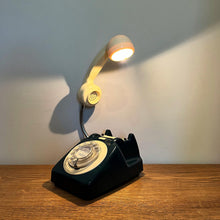 Load image into Gallery viewer, ManCave Lighting, Blue / Cream Telephone Lamp