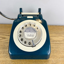 Load image into Gallery viewer, ManCave Lighting, Blue / Cream Telephone Lamp