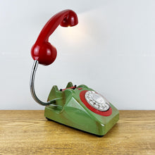 Load image into Gallery viewer, ManCave Lamp, Retro Telephone Desk Lamp