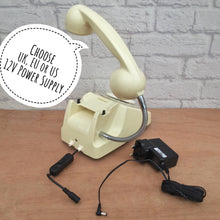 Load image into Gallery viewer, Retro Telephone Lamp Cream