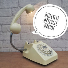 Load image into Gallery viewer, Retro Telephone Lamp Cream