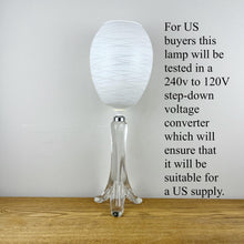 Load image into Gallery viewer, Vintage Glass Lamp