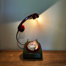 Load image into Gallery viewer, ManCave Lamp, Retro Telephone Desk Lamp