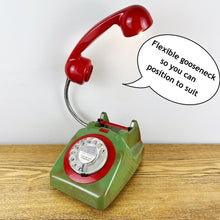 Load image into Gallery viewer, ManCave Lamp, Retro Telephone Desk Lamp