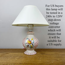 Load image into Gallery viewer, Vintage Pink Ceramic Lamp