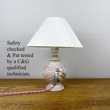 Load image into Gallery viewer, Vintage Pink Ceramic Lamp