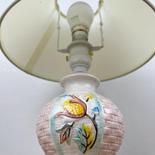 Load image into Gallery viewer, Vintage Pink Ceramic Lamp