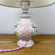 Load image into Gallery viewer, Vintage Pink Ceramic Lamp