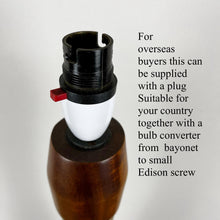 Load image into Gallery viewer, Pair Of Rare Mid Century Lamps, Teak & Cardboard.