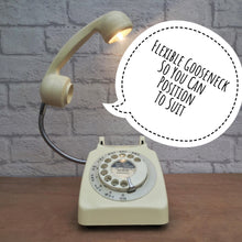 Load image into Gallery viewer, Retro Telephone Lamp Cream