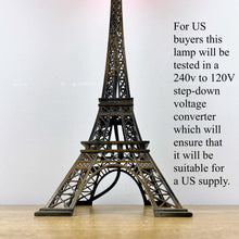 Load image into Gallery viewer, Vintage French Eiffel Tower Lamp